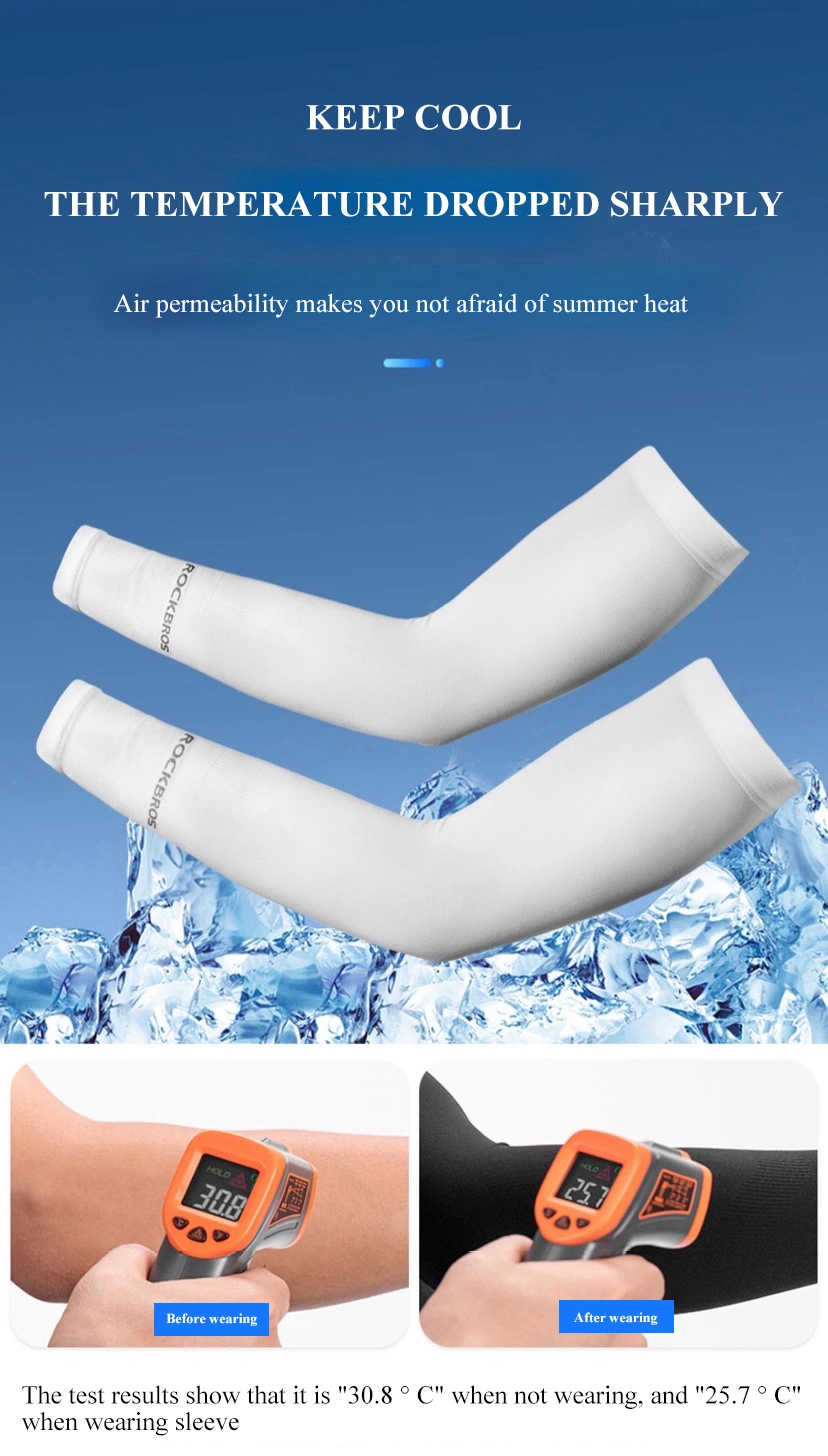 Rock Brothers Icy Armguard Sleeve Outdoor Riding Ice Silk Sunscreen Anti-UV Ice Sleeve