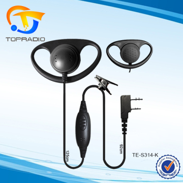 Topradio 2 Way Radio Transceiver D Shape Earpiece For Quansheng: TG-K4AT TG-2AT TG-45AT TG-42AT TG-22AT TG-25AT TG-UV TG-UV2