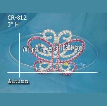 Mini Crystal Butterfly Tiaras Crown