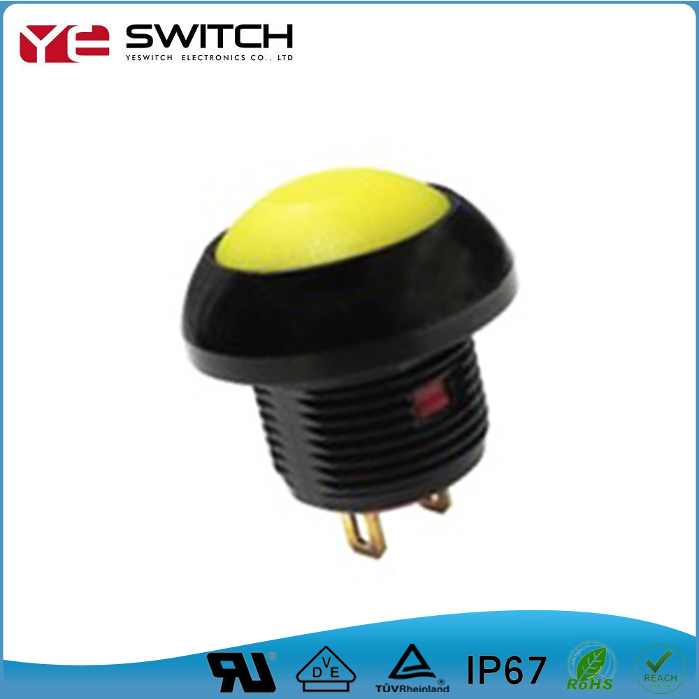 IP67/ IP68 PA 12mm switchsbutton