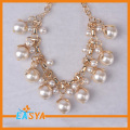 Caliente venta perla collar en Ali express perla collar de fotos perlas facetadas
