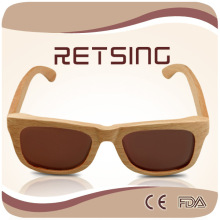 Customized Beech Wooden Sunglasses Engraved Sunglasses Color Bamboo