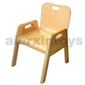 Chaise empilable en bois pour enfants (81442-81444)