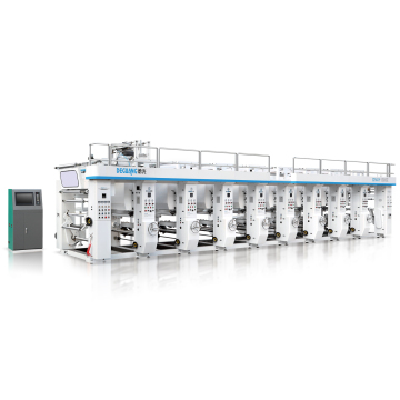 Deguang brand Taiwan automatic register plastic film rotogravure printing machine