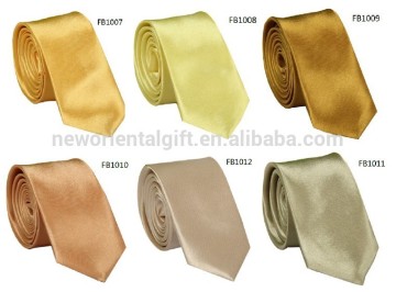 Blank necktie Stripe color necktie Solid color tie