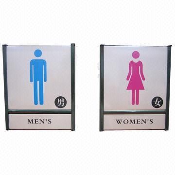 Toilet Sign Billboard, OEM Orders are Welcome