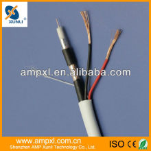 Combined cable rg59 siamese cable 2*1.5mm2