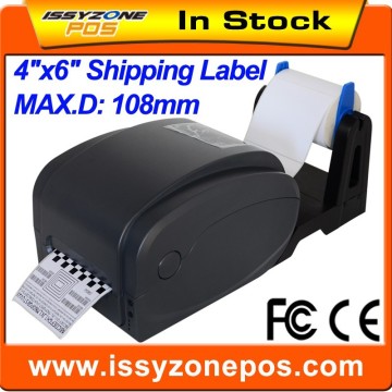 4" x 6" Thermal Printer For Self Adhesive Aluminium Sticker Bar code Printers ITPP033