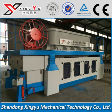 Large span concrete frame slab pre-stressed slipformer