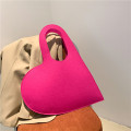 Coeur neon bonbon couleur valentines cadeaux sacs en feutre