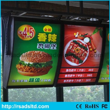 Hanging LED Board Light Box Fast Food