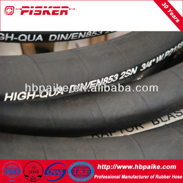 rubber braided hydraulic hose SAE 100R2AT