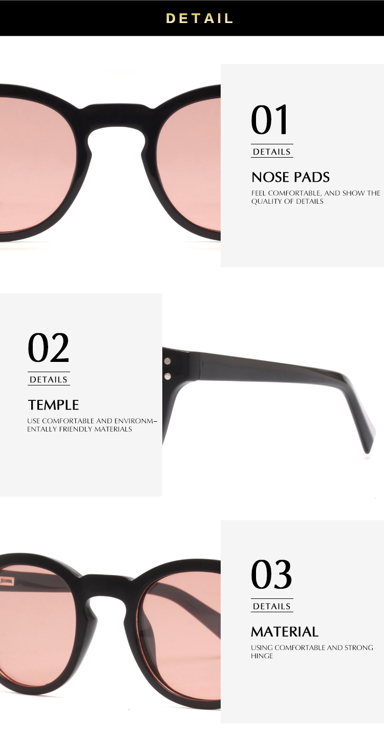 fashion women acetate sunglasses