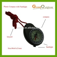 DC47-8 Plastic Compass with Flashlight