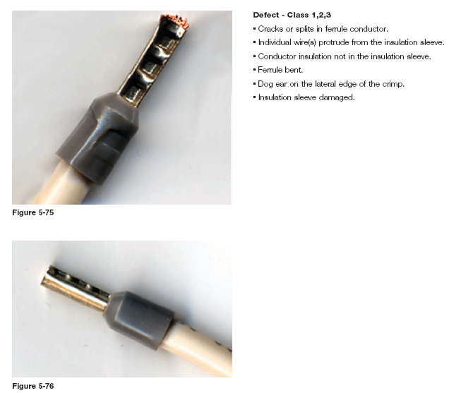 termination ferrule crimp.