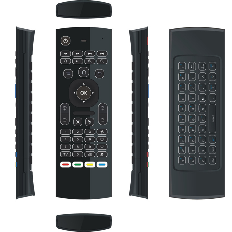 MX3 Backlit Air Mouse Smart Remote Control 2.4G RF Wireless Keyboard Voice Microphone Pro Android TV Box