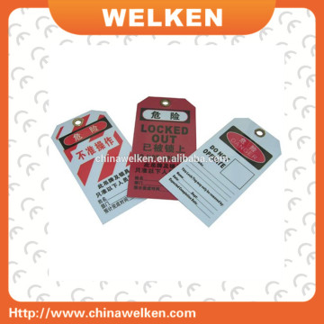 Hot Sale!!! PVC Lockout Tags
