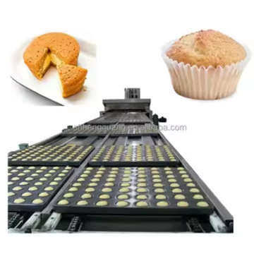 Stainless Steel Automatic Cup Cake Making Machine for Custard Cakes