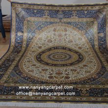 8'x10'  ?Handmade Oriental Kashmir Silk Rug