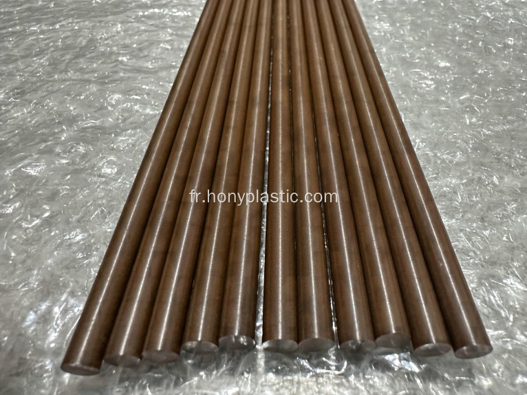 Vespel® Polyimide Rod SP-1, VESPEL®, marron