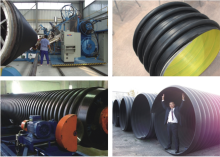 Large Diameter Corrugated Pipe Extrusion Line
