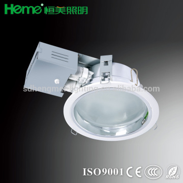 Simple Recessed PLC diffuser down light with frost glass 26w