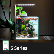 WEEK AQUA S Series LED Aquarium Light - Full Spectrum RGB UV for Nano Fish Tanks (30cm/40cm/45cm)