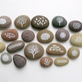 Großhandel graviert Wort Sorge Stein Pocket Inspiration Stones