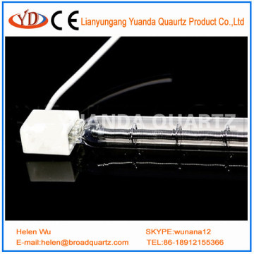 white reflective infrared lamp heating element