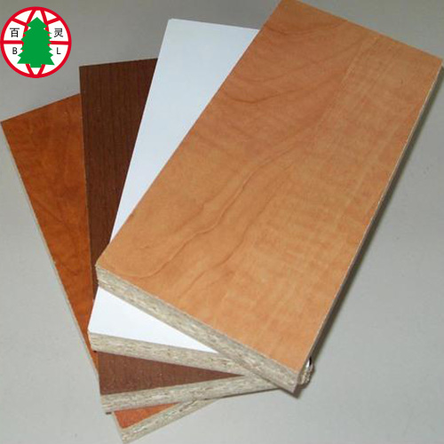 High glossy white melamine faced particleboard