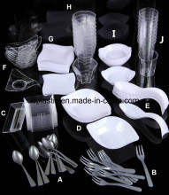 100 PCS Plastic Dishes / Plastic Appetizer Dish (LS-5012)