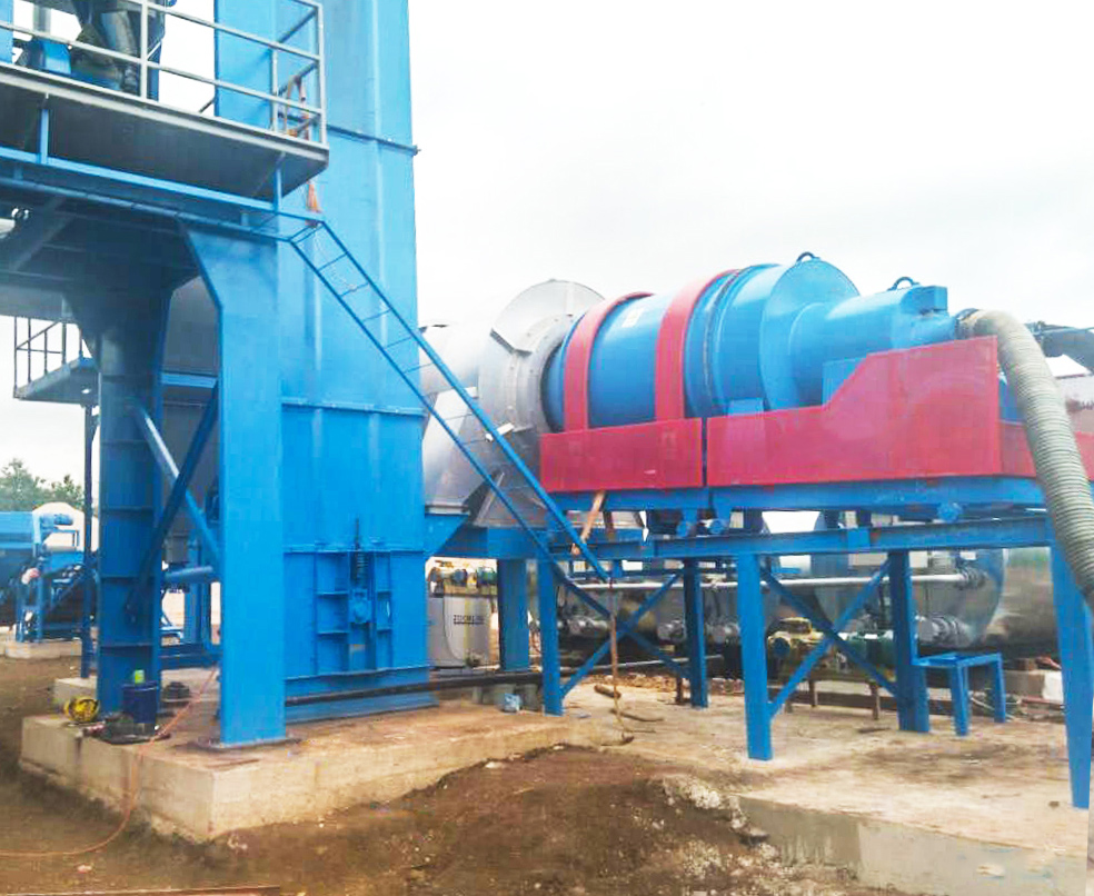 뜨거운 믹스 아스팔트 공장에서 석탄 pulverizer의 버너 Burner of coal pulverizer in hot mix asphalt factory