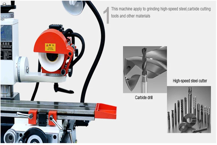 360 Degree Rotation Plane Universal Tool Grinder Machine