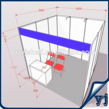 Exhibition display booth,morden design 3*3 standard booth,trade show display booth exhibition,exhibition display stand