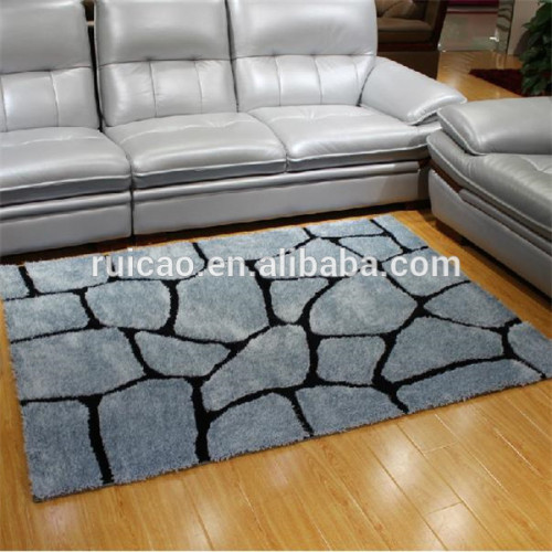 cobblestone living room decoration super shaggy carpet