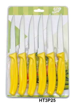 goods serrated steak knives set