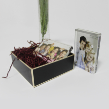 APEX High-quality Home Decoration Clear Crystal Photo Frame