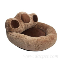 pet soft sofa bed paw shape