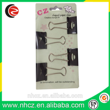 Black Cap Hole Binder Clips