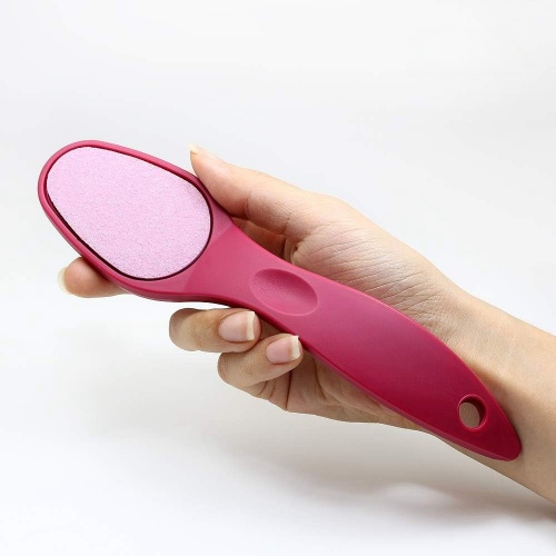 1PCS Rough Grit Ceramic Pink Foot File