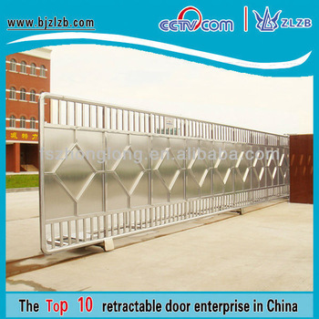 Motorized slide gate garden gate steel gate