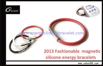 New Power Balance Silicone Bracelet / Sports Titanium Bands With Custom Colors