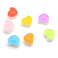 Nouveau charme en forme de coeur Cabochon Flatback perle pour artisanat fait à la main décoration enfants jouet ornements perle charmes