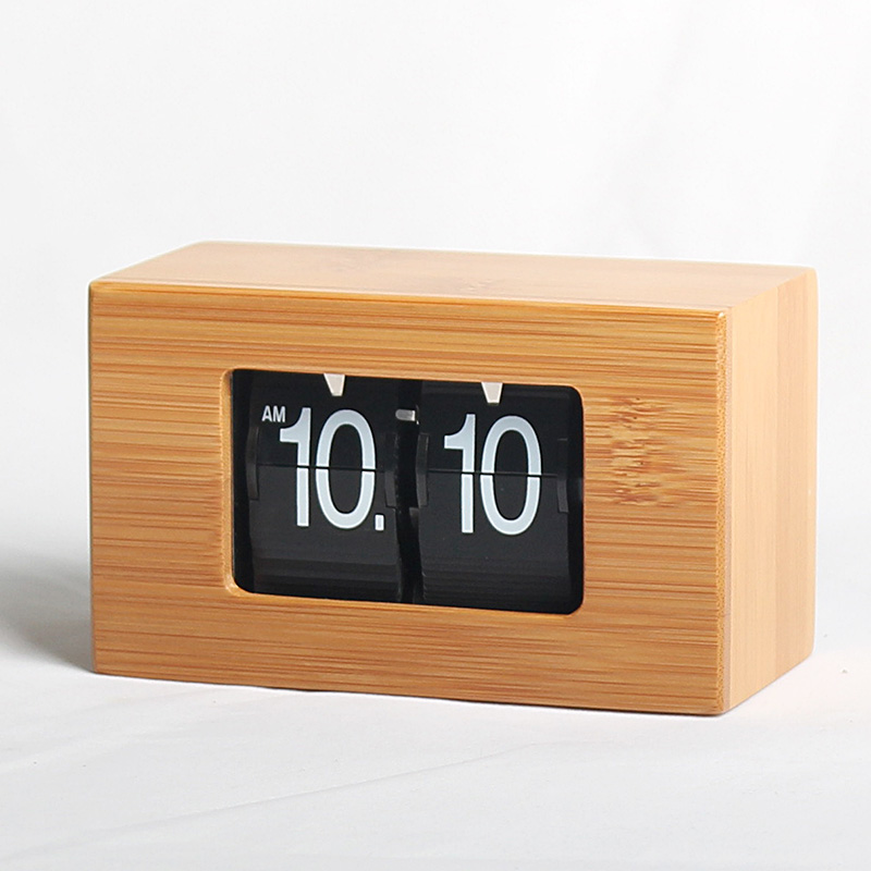 Bamboo Flip Clock