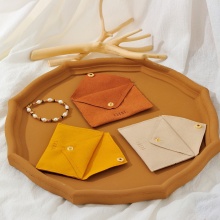 Suede Microfiber Mini Bag - Custom Logo Lady Wallet and Card Holder Gift