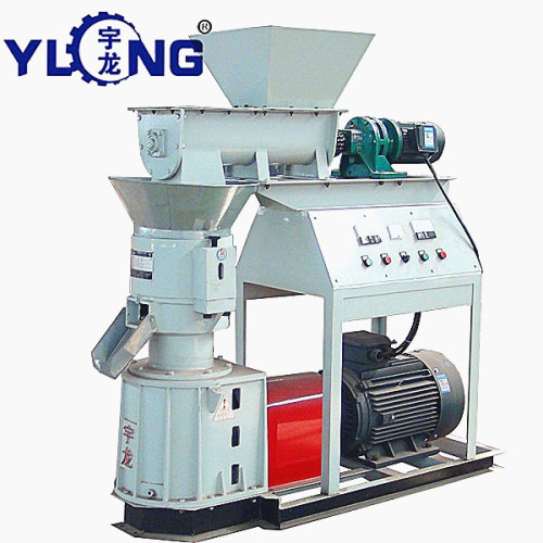 Small electric wood pellet machine