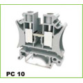 DIN Rail 10mm2 Screw Cage Clamp Terminal Block