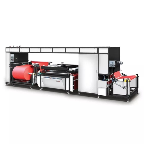 Automatic roll to roll non woven screen printing machine