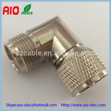 90 degree right angle UHF male plug to female socket adaptor RF connector SO239 PL259