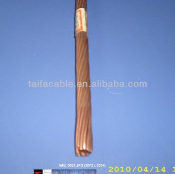 neutral bare copper conductor electric wire